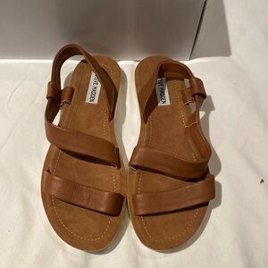 Steve Madden Brown slip on sandals